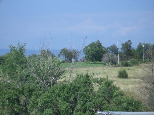 [Picture: View from the barn roof]