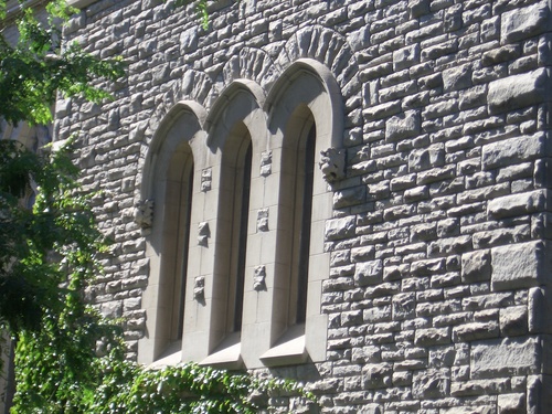 [Picture: Arched stone windows]