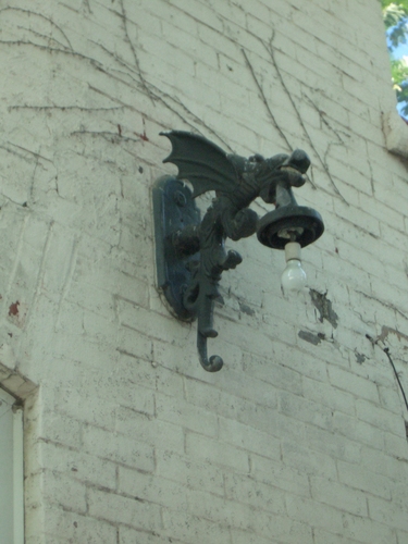 [Picture: Gargoyle lamp]