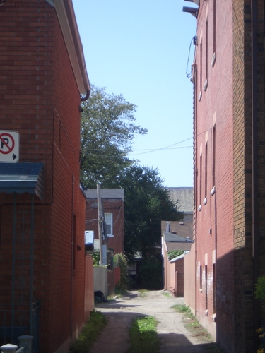 [Picture: Toronto alleyway]