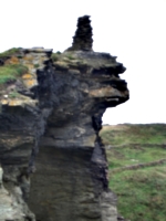 [picture: Ruins of Tintagel Castle 11: End of the wall 2]