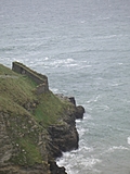[Picture: Ruins of Tintagel Castle 9: Down to the sea 2]