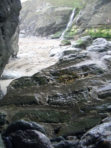 [Picture: Tintagel Cove: the beach]