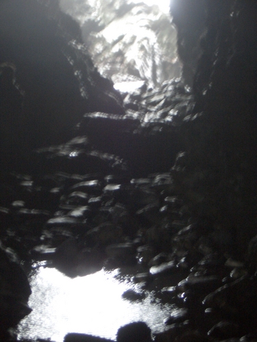 [Picture: Merlin’s Cave 3: blurred reflections]