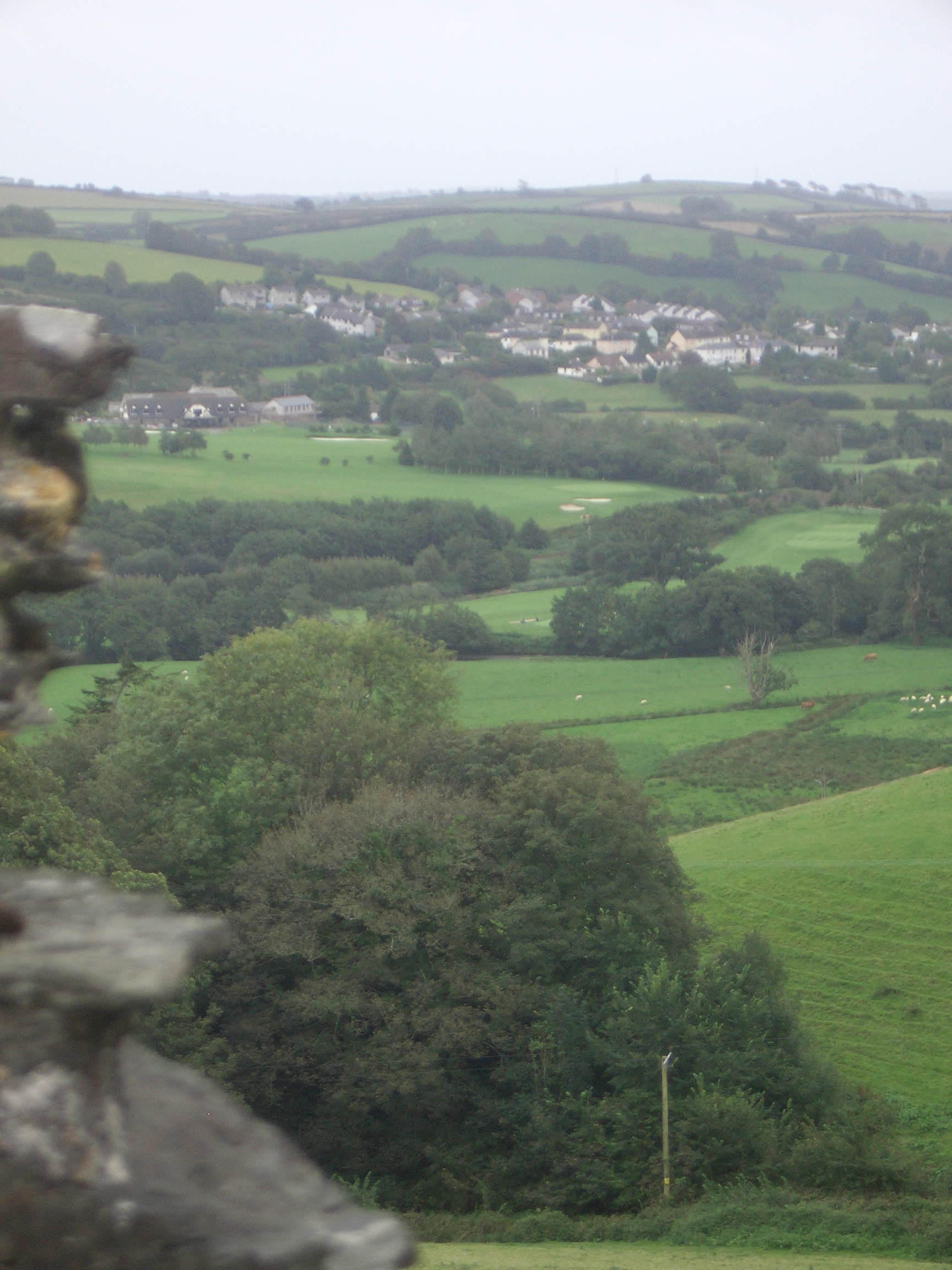 [Picture: Restormel Castle 15: View from the castle walls 2]
