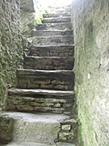 [Picture: Restormel Castle 20: Stone stairway to heaven]
