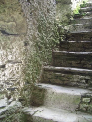 [Picture: Restormel Castle 21: Stone stairway to heaven 2]