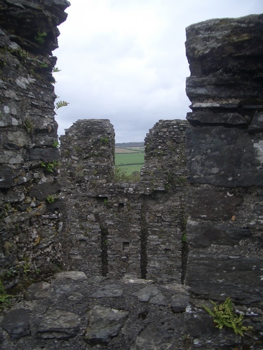 [Picture: Restormel Castle 24: On the castle roof]