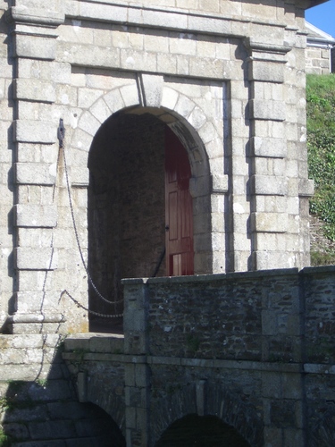 [Picture: Pendennis Castle 3: Castle door]