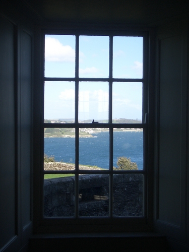 [Picture: Pendennis Castle 29: Through the castle window]
