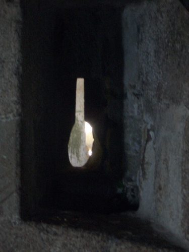 [Picture: Pendennis Castle 34: Musket slit]