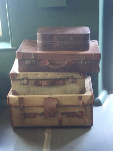 [Picture: Pendennis Castle 53: suitcases]