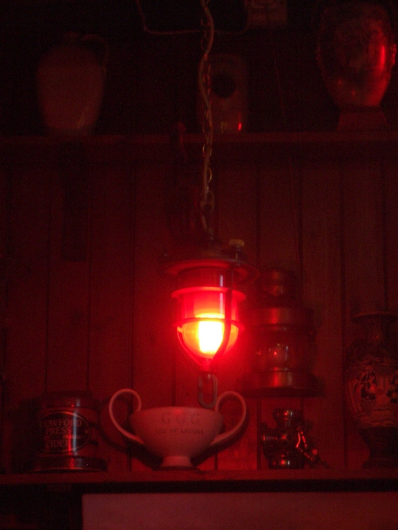[Picture: Pendennis Castle 54: Lamp]