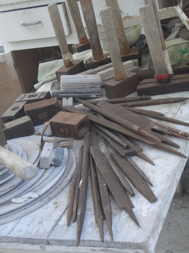 [Picture: Barbara Hepworth Musem & Sculpture Gallery 7: sculptor’s tools]