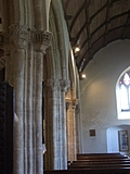 [Picture: Parish Church 8: Stone pillars and arches]