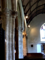 [Picture: Parish Church 8: Stone pillars and arches]