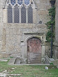 [Picture: Parish Church 15: Outside door]
