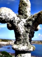 [picture: Encrusted stone cross 3]