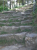 [Picture: Rough stone steps]