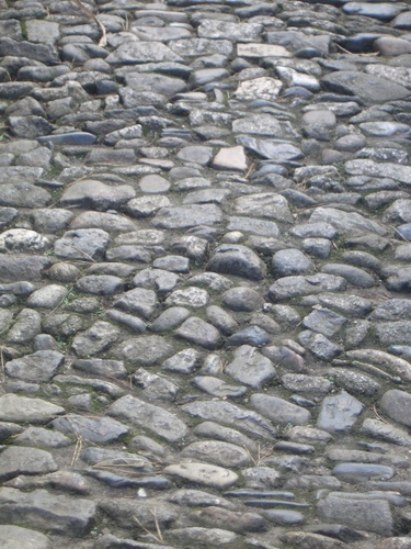 [Picture: Cobbled path]