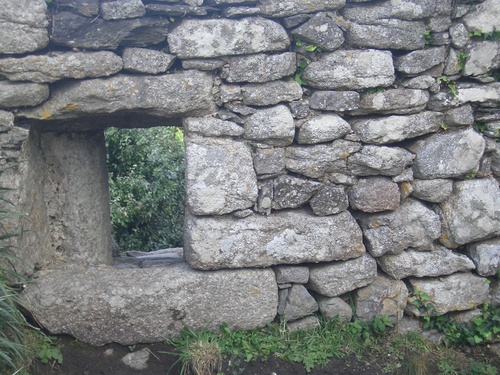 [Picture: Window in old stone wall]