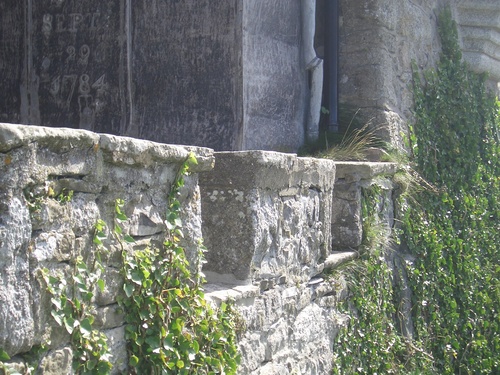 [Picture: Overgrown battlements]