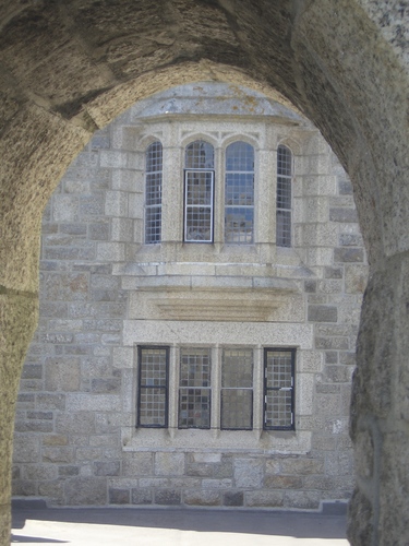 [Picture: Through the stone arch]