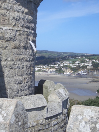 [Picture: Looking past the round tower]