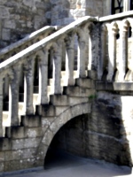 [Picture: Stone steps over arch]