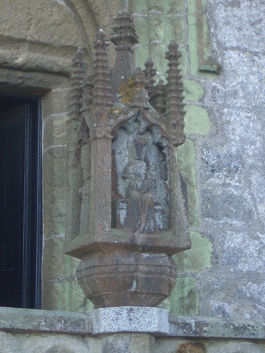 [Picture: Statue outside the church]