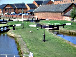 [picture: Canal locks]