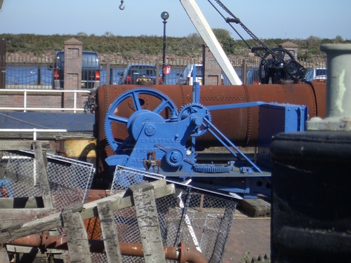 [Picture: Old scrap machinery]