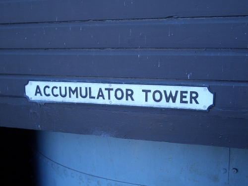 [Picture: Accumulator Tower]