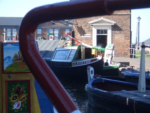 [Picture: Canal boats]