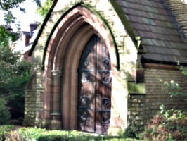 [picture: Church porch door]