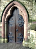 [picture: Church door]