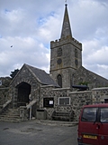 [Picture: St Keverne Church]