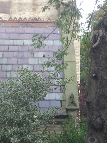 [Picture: Church porch roof detail]