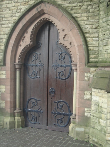 [Picture: Church door]