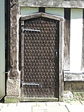 [Picture: Ancient studded oak door 2]