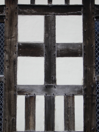 [Picture: Tudor woodwork: wall]