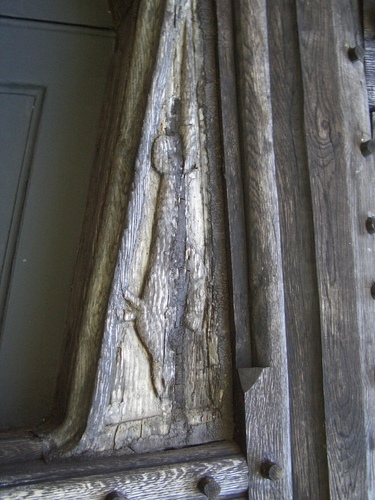 [Picture: Carved wooden detail]