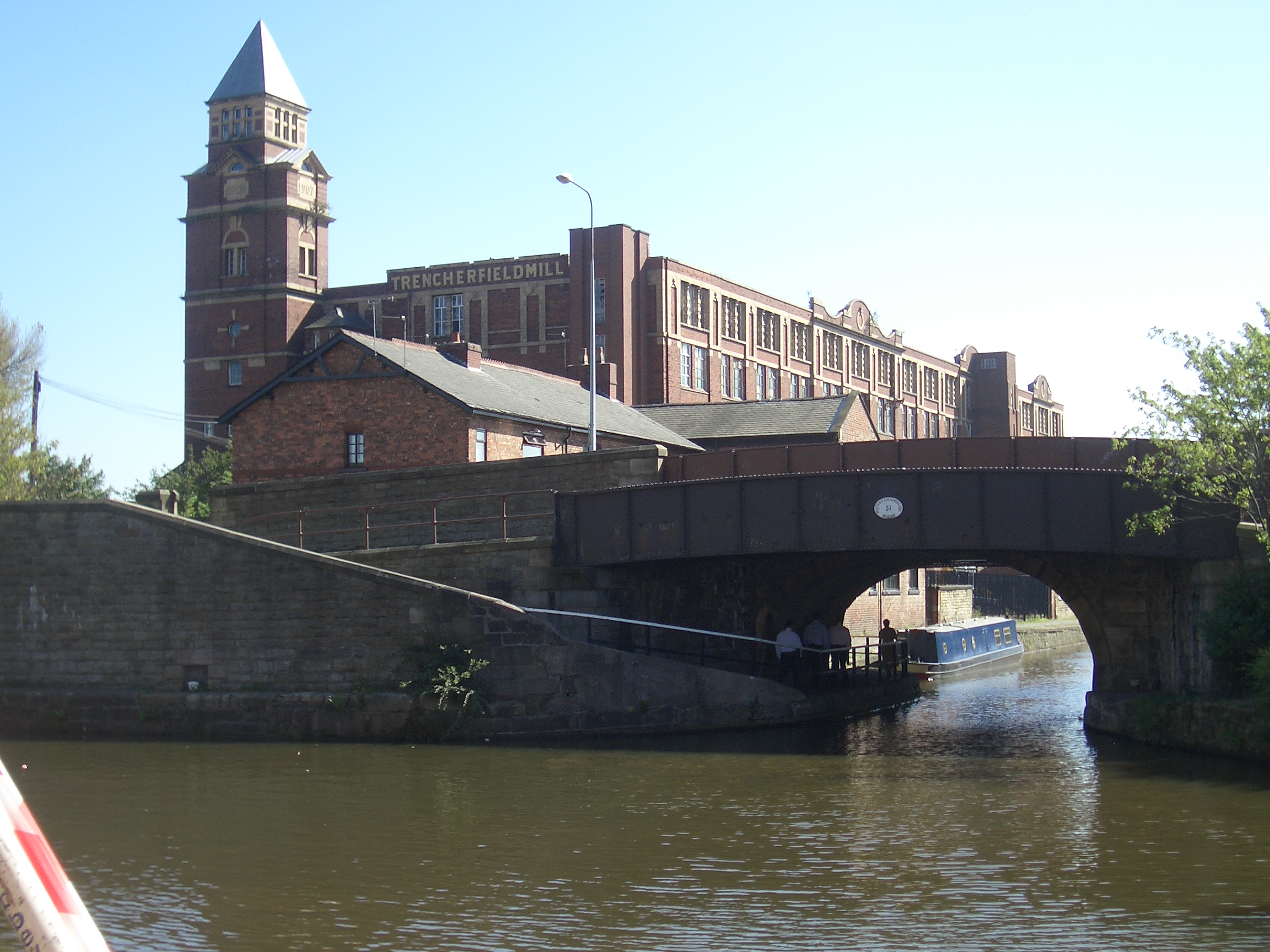 [Picture: Canal bridge with Mill]