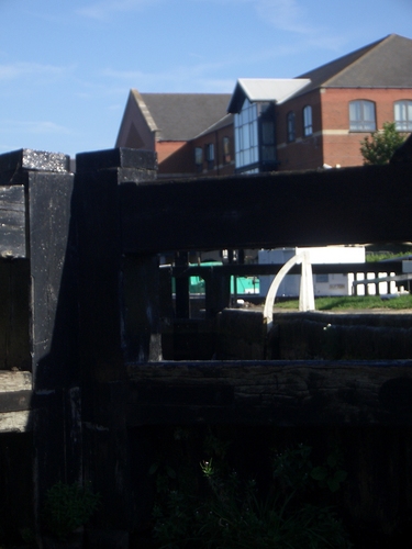 [Picture: Canal lock gates for panorama: 11]