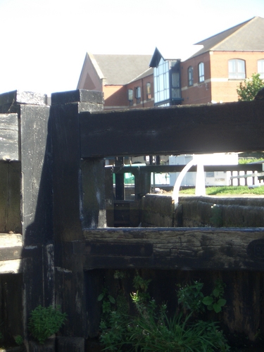 [Picture: Canal lock gates for panorama: 12]