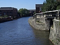 [Picture: canal with footbridge]