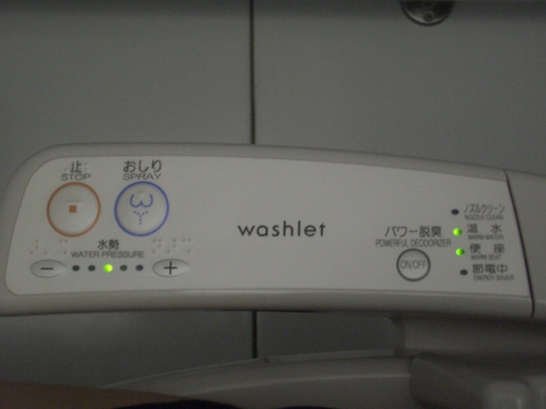[Picture: Japan Toilet Seat 4: Controls part 3]