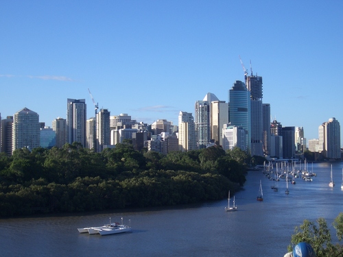 [Picture: Downtown Brisbane from a distance]
