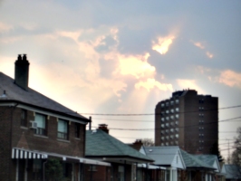 [picture: Sunset over Lauder Avenue 1]