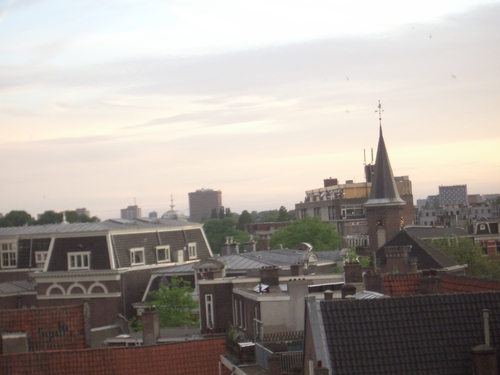 [Picture: Wonky Amsterdam Skyline]